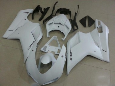 ABS 2007-2014 Matte White Ducati 848 1098 1198 Motorbike Fairing Canada