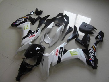 2008-2010 White Monster Kawasaki ZX10R Bike Fairings Canada