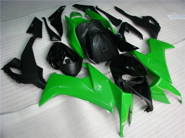 ABS 2008-2010 Green Black Kawasaki ZX10R Replacement Motorcycle Fairings Canada ABS 2008-2010 Green Black Kawasaki ZX10R Replacement Motorcycle Fairings Canada