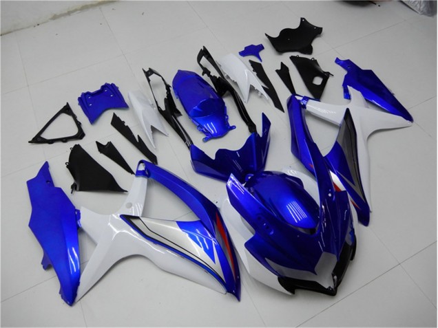 ABS 2008-2010 Blue White Suzuki GSXR 600/750 Motorcylce Fairings Canada ABS 2008-2010 Blue White Suzuki GSXR 600/750 Motorcylce Fairings Canada