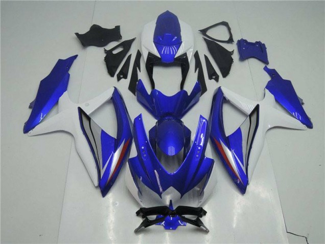 ABS 2008-2010 Blue White Suzuki GSXR 600/750 Motorcylce Fairings Canada ABS 2008-2010 Blue White Suzuki GSXR 600/750 Motorcylce Fairings Canada