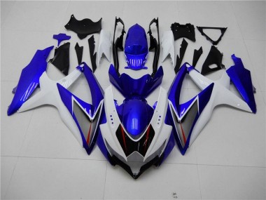 ABS 2008-2010 White Blue Suzuki GSXR 600/750 Motorbike Fairings Canada