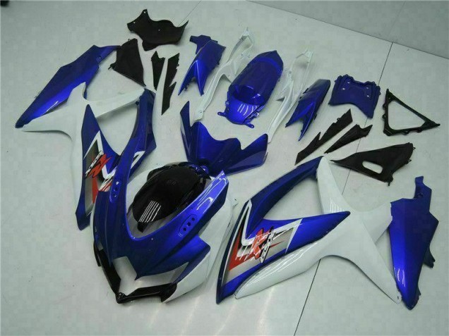ABS 2008-2010 Blue White Suzuki GSXR 600/750 Motorcycle Fairings Canada ABS 2008-2010 Blue White Suzuki GSXR 600/750 Motorcycle Fairings Canada