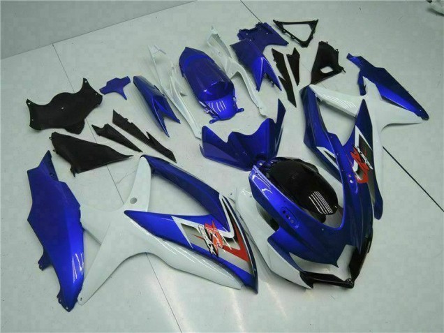 ABS 2008-2010 Blue White Suzuki GSXR 600/750 Motorcycle Fairings Canada ABS 2008-2010 Blue White Suzuki GSXR 600/750 Motorcycle Fairings Canada