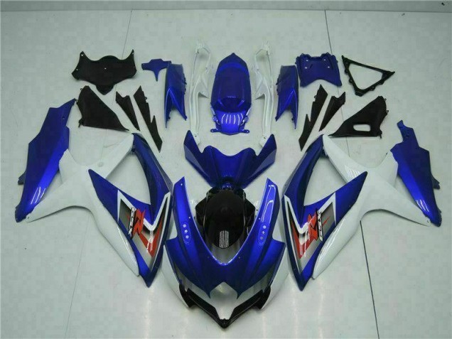 ABS 2008-2010 Blue White Suzuki GSXR 600/750 Motorcycle Fairings Canada ABS 2008-2010 Blue White Suzuki GSXR 600/750 Motorcycle Fairings Canada