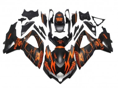 ABS 2008-2010 Black Orange Suzuki GSXR 600/750 Bike Fairings Canada