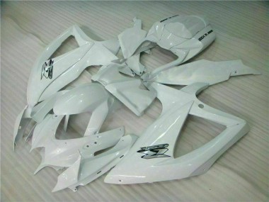 ABS 2008-2010 White Suzuki GSXR 600/750 Bike Fairing Kit Canada