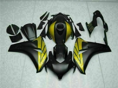 ABS 2008-2011 Black Gold Honda CBR1000RR Replacement Motorcycle Fairings Canada