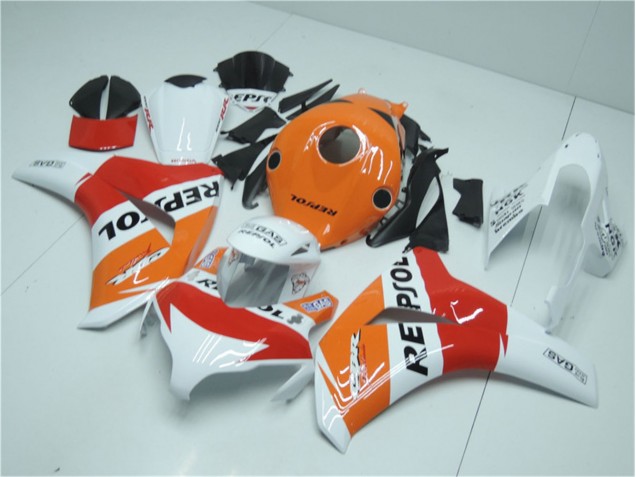 ABS 2008-2011 Orange White Red Repsol Honda CBR1000RR Motorcycle Fairing Kits Canada ABS 2008-2011 Orange White Red Repsol Honda CBR1000RR Motorcycle Fairing Kits Canada