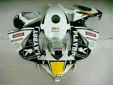 ABS 2008-2011 White Black Playboy Honda CBR1000RR Motorbike Fairing Canada