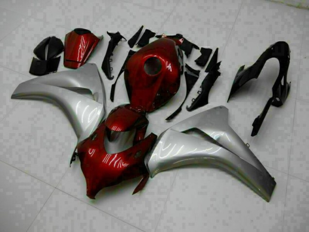 ABS 2008-2011 Red Silver Honda CBR1000RR Replacement Motorcycle Fairings Canada ABS 2008-2011 Red Silver Honda CBR1000RR Replacement Motorcycle Fairings Canada