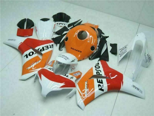ABS 2008-2011 Orange Repsol Honda CBR1000RR Motorcycle Bodywork Canada ABS 2008-2011 Orange Repsol Honda CBR1000RR Motorcycle Bodywork Canada