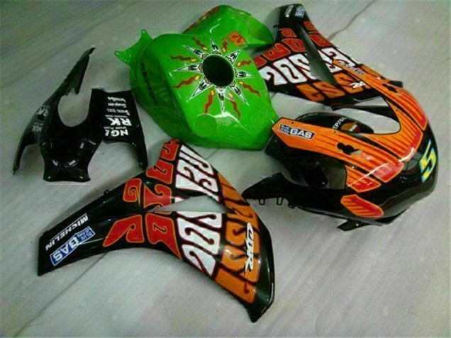 ABS 2008-2011 Green Orange Honda CBR1000RR Motorcycle Fairings Kits Canada ABS 2008-2011 Green Orange Honda CBR1000RR Motorcycle Fairings Kits Canada
