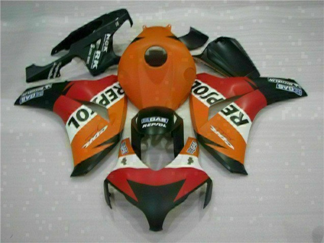 ABS 2008-2011 Orange Repsol Honda CBR1000RR Replacement Fairings Canada ABS 2008-2011 Orange Repsol Honda CBR1000RR Replacement Fairings Canada