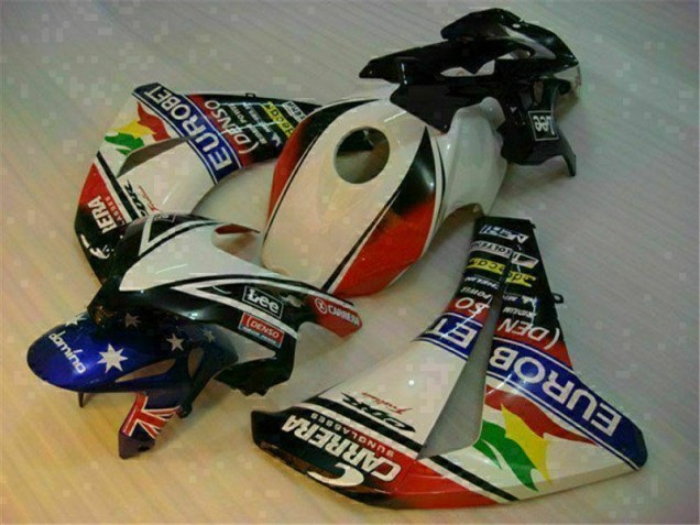 ABS 2008-2011 White Blue Honda CBR1000RR Motorcycle Fairing Canada ABS 2008-2011 White Blue Honda CBR1000RR Motorcycle Fairing Canada
