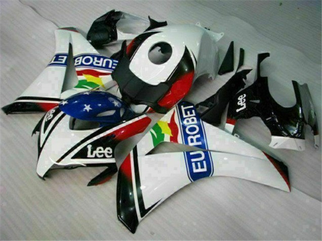 ABS 2008-2011 White Blue Red Eurobet Lee Honda CBR1000RR Motorcycle Fairing Kit Canada ABS 2008-2011 White Blue Red Eurobet Lee Honda CBR1000RR Motorcycle Fairing Kit Canada