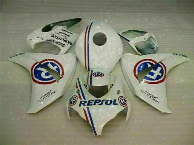 ABS 2008-2011 White Blue Repsol Honda CBR1000RR Bike Fairing Canada ABS 2008-2011 White Blue Repsol Honda CBR1000RR Bike Fairing Canada