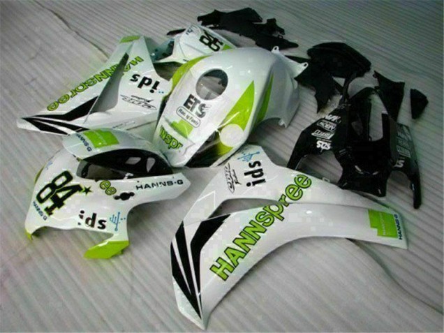 ABS 2008-2011 White Green Hannspree 84 Honda CBR1000RR Motorcycle Bodywork Canada ABS 2008-2011 White Green Hannspree 84 Honda CBR1000RR Motorcycle Bodywork Canada