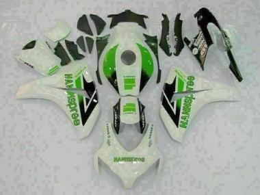 ABS 2008-2011 Green White Honda CBR1000RR Motorcycle Fairings Kit Canada