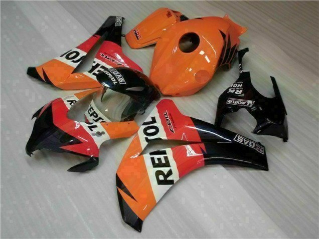 ABS 2008-2011 Orange Repsol Honda CBR1000RR Motorcycle Fairings Canada ABS 2008-2011 Orange Repsol Honda CBR1000RR Motorcycle Fairings Canada