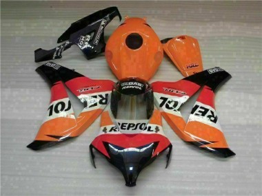 ABS 2008-2011 Orange Repsol Honda CBR1000RR Motorcycle Fairings Canada