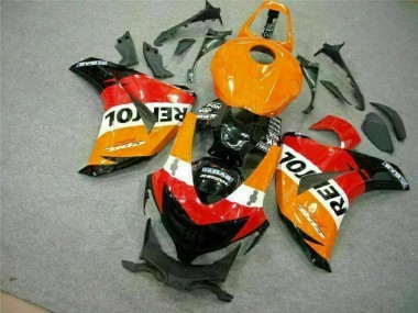 ABS 2008-2011 Orange Repsol Honda CBR1000RR Motorcycle Fairing Kits Canada