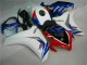ABS 2008-2011 White Blue Honda CBR1000RR Bike Fairing & Plastics Canada ABS 2008-2011 White Blue Honda CBR1000RR Bike Fairing & Plastics Canada