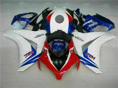 ABS 2008-2011 White Blue Honda CBR1000RR Bike Fairing & Plastics Canada