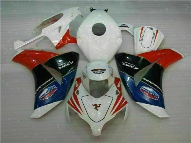 ABS 2008-2011 Red White Honda CBR1000RR Bike Fairing Kit Canada