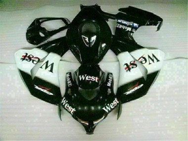 ABS 2008-2011 White Black West Honda CBR1000RR Motorbike Fairing Kits & Plastics Canada