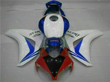 ABS 2008-2011 White Blue Honda CBR1000RR Motorcycle Fairings Kits Canada
