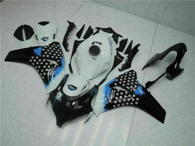 ABS 2008-2011 White Black Honda CBR1000RR Moto Fairings Canada ABS 2008-2011 White Black Honda CBR1000RR Moto Fairings Canada