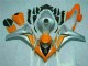 ABS 2008-2011 Orange Silver Honda CBR1000RR Motorcyle Fairings Canada ABS 2008-2011 Orange Silver Honda CBR1000RR Motorcyle Fairings Canada