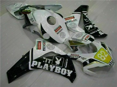 ABS 2008-2011 White Black Playboy Honda CBR1000RR Motorcylce Fairings & Bodywork Canada