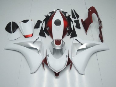 ABS 2008-2011 Candy Red White and Silver Honda CBR1000RR Motorcycle Fairing Kits Canada
