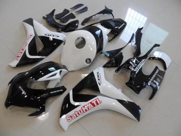 ABS 2008-2011 Black White Satuhati Honda CBR1000RR Motorcycle Fairings Kits Canada ABS 2008-2011 Black White Satuhati Honda CBR1000RR Motorcycle Fairings Kits Canada