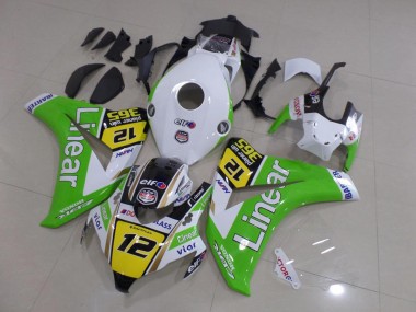 ABS 2008-2011 Green Linear 12 Honda CBR1000RR Moto Fairings Canada