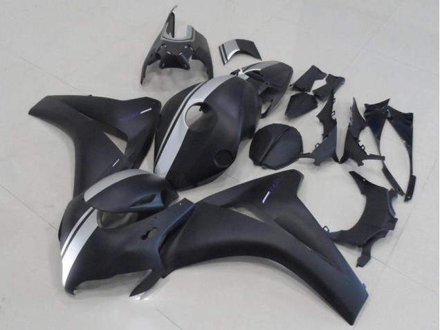 ABS 2008-2011 Matte Black and Silver Honda CBR1000RR Motorbike Fairing Canada ABS 2008-2011 Matte Black and Silver Honda CBR1000RR Motorbike Fairing Canada