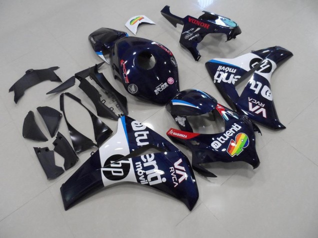 ABS 2008-2011 Dark Blue HP Honda CBR1000RR Motorcycle Bodywork Canada ABS 2008-2011 Dark Blue HP Honda CBR1000RR Motorcycle Bodywork Canada