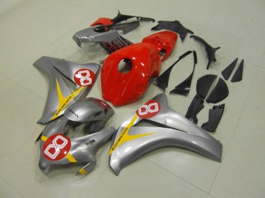 ABS 2008-2011 Silver Red 8 Honda CBR1000RR Motorbike Fairings Canada