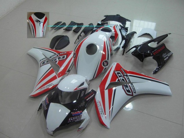 ABS 2008-2011 White Red Rsd Honda CBR1000RR Motorcycle Fairing Kit Canada ABS 2008-2011 White Red Rsd Honda CBR1000RR Motorcycle Fairing Kit Canada