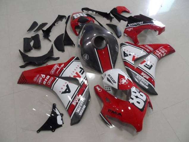 ABS 2008-2011 Red and Grey Fma Honda CBR1000RR Motorbike Fairing Canada ABS 2008-2011 Red and Grey Fma Honda CBR1000RR Motorbike Fairing Canada