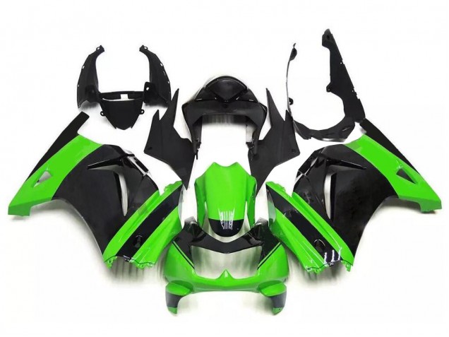 ABS 2008-2012 Green Black Kawasaki EX250 Bike Fairings Canada ABS 2008-2012 Green Black Kawasaki EX250 Bike Fairings Canada