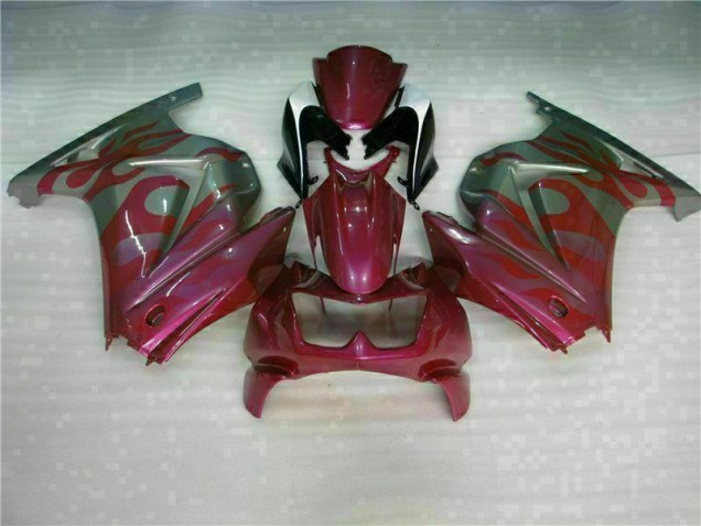 2008-2012 Purple Red Kawasaki EX250 Replacement Motorcycle Fairings Canada