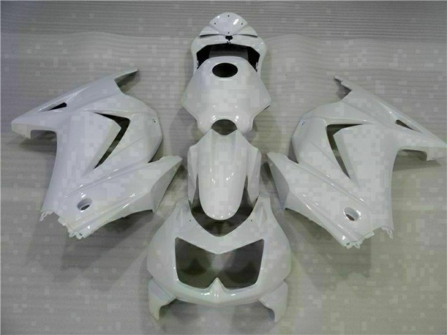 ABS 2008-2012 White Kawasaki EX250 Motorcycle Replacement Fairings Canada ABS 2008-2012 White Kawasaki EX250 Motorcycle Replacement Fairings Canada