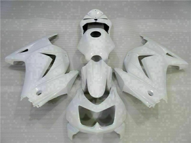 2008-2012 White Kawasaki EX250 Motorcycle Replacement Fairings Canada