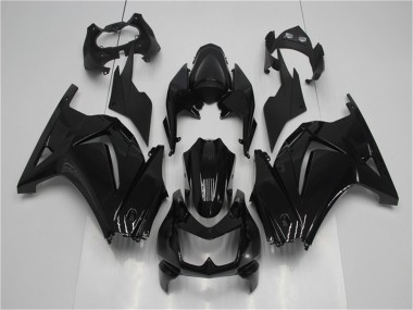 ABS 2008-2012 Glossy Black Kawasaki EX250 Motorcycle Fairing Kits Canada