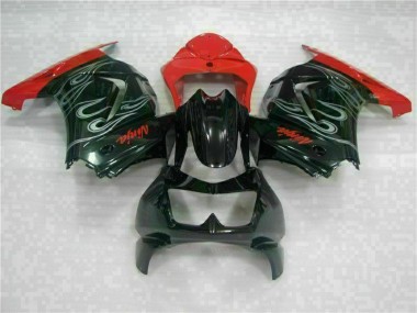 2008-2012 Black Red Ninja Kawasaki EX250 Motorcycle Fairing Canada