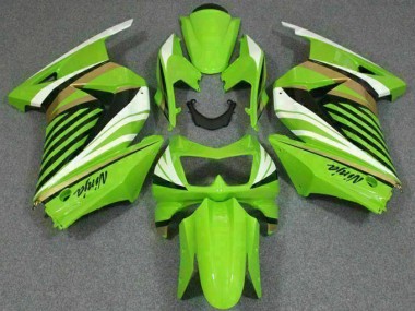2008-2012 Green White Black Ninja Kawasaki EX250 Replacement Motorcycle Fairings Canada