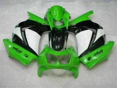 2008-2012 Green Black Ninja Kawasaki EX250 Moto Fairings Canada